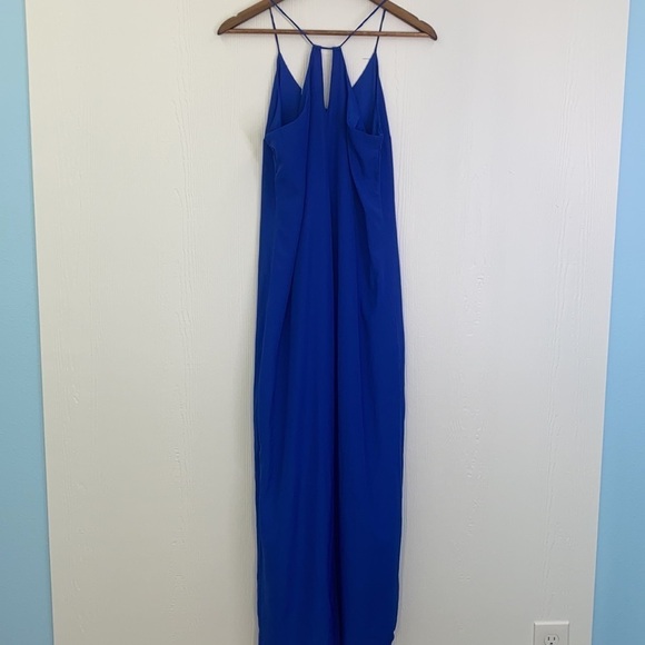 Old Navy - Bright Bold Blue Sleeveless Maxi Dress Size Small - Picture 6 of 8